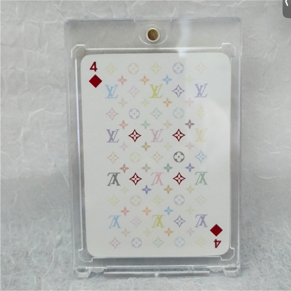 ♥️♣️Louis Vuitton♠️♦️WHITE MURAKAMI Collector’s Single Playing Card - 2 ♦️ - Picture 13 of 15